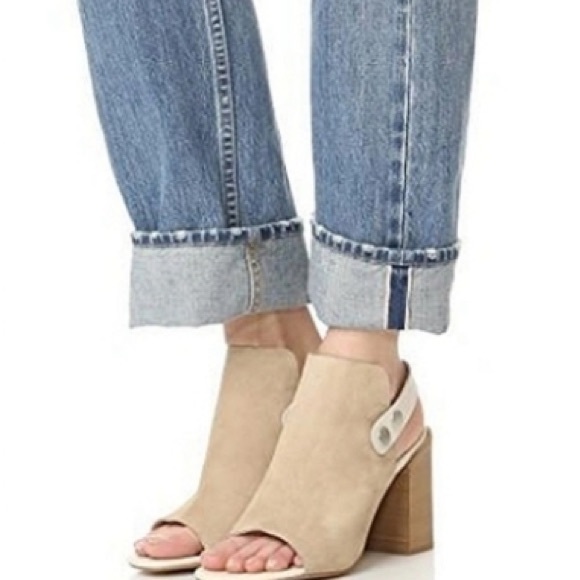 Rag&Bone LEIGH STUCCO SUEDE Heels Size-EU 40/USA 10 New in original box NWT - Picture 9 of 9